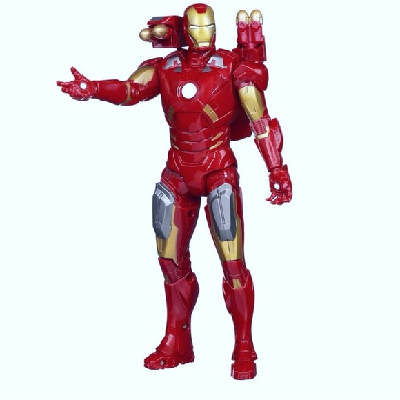 Marvel Avengers 2011 Repulser Strike IRON MAN Mark VII Hasbro Action Figure Toy - Picture 3 of 3